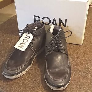 ROAN by BedStu Tobias Black Leather Men's Shoes,Size 9